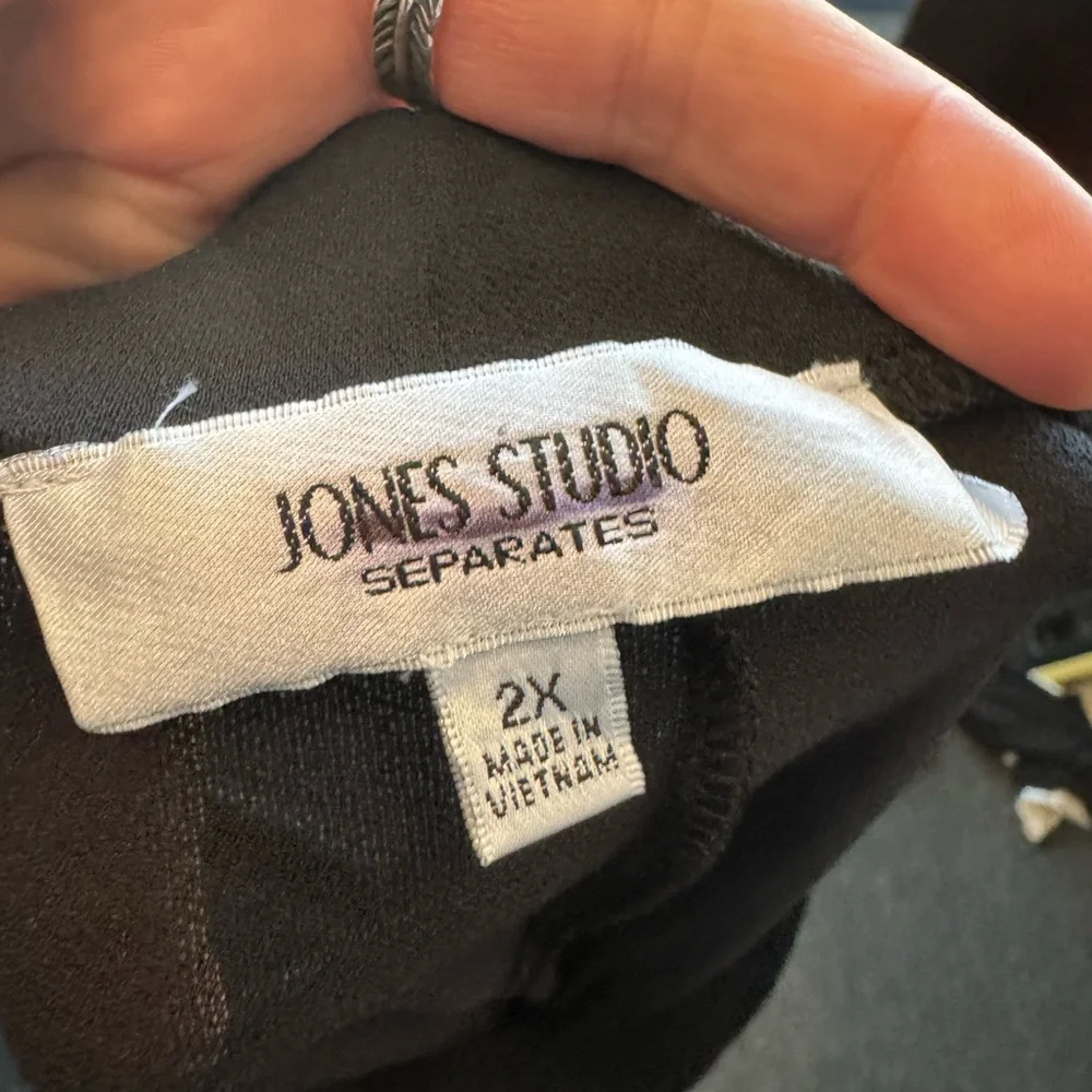 Jones Studio Black Maxi Skirt 2X - Picture 4 of 4